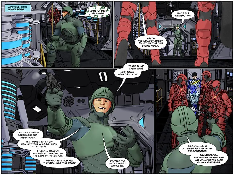 The surprise doom of the engine room!