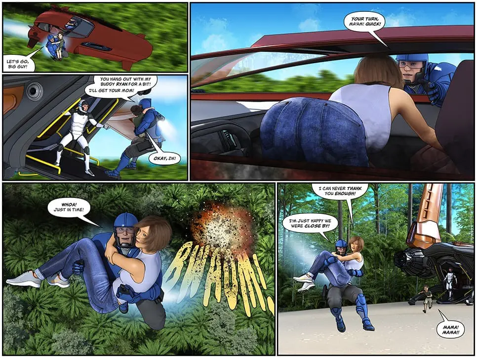 Another rescue by Zik the Gallant Defender of Zoz! Another rescue by Zik the Gallant Defender of Zoz!