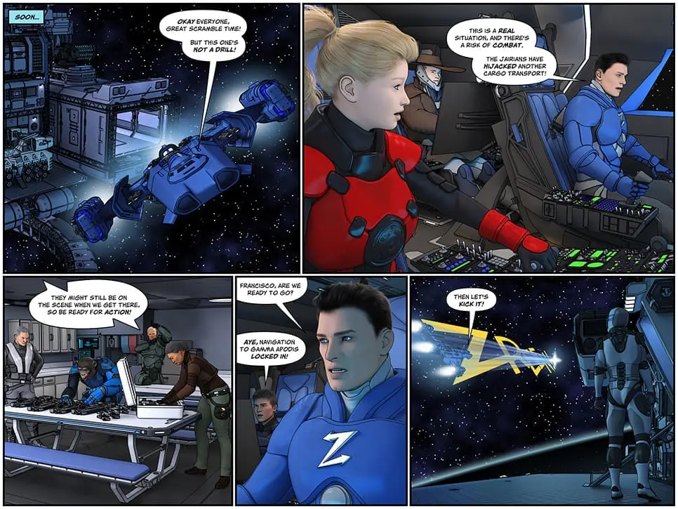 Watch out, space commies! The cavalry is on it's way! Watch out, space commies! The cavalry is on it's way!