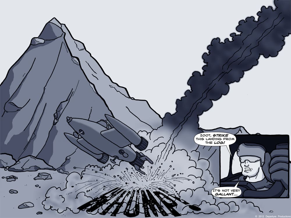 At least the ship is more or less intact! At least the ship is more or less intact!