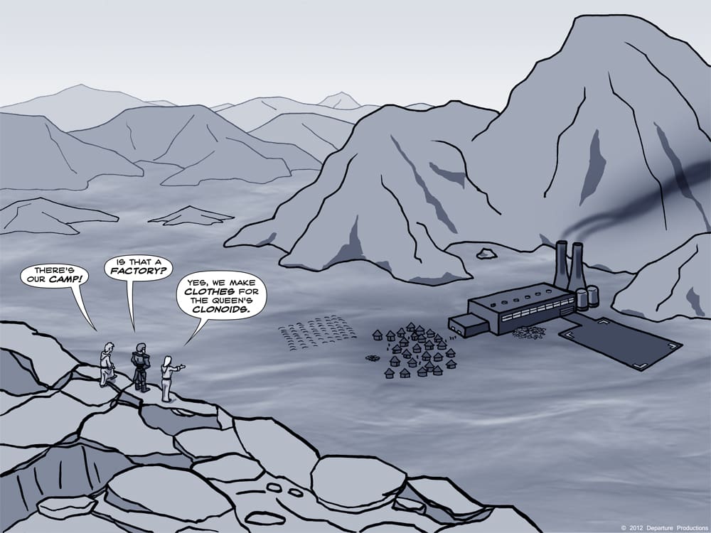 They look like ants from up here! They look like ants from up here!