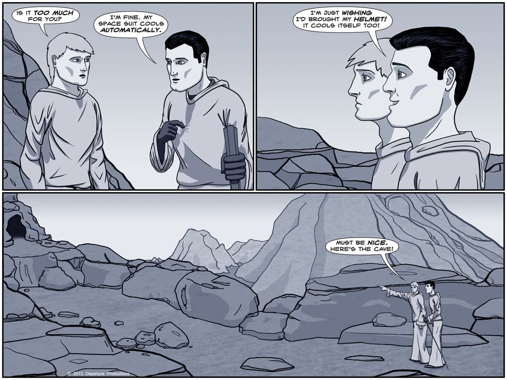 The normally calm Trent has a temper when it comes to Amelia.