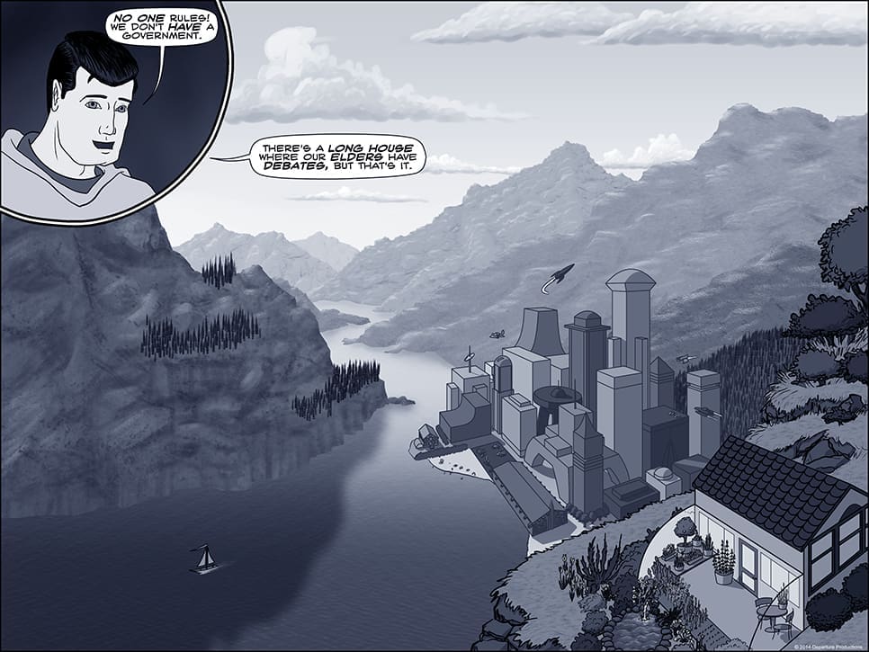 Any fans of Secret City will recognize this place a bit...