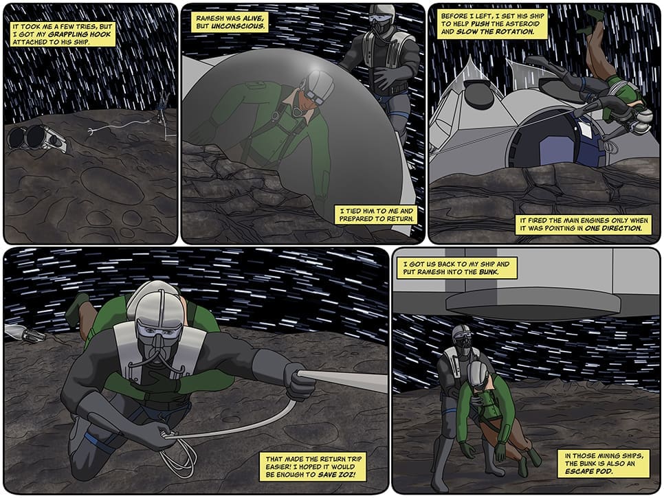 Step 1 is done! Now how are you going to save Zoz?