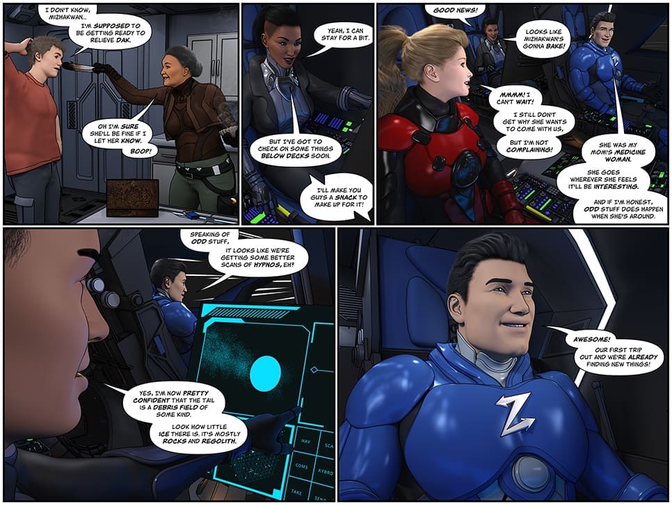 The Temerity is gonna smell fantastic once that bannock is ready.