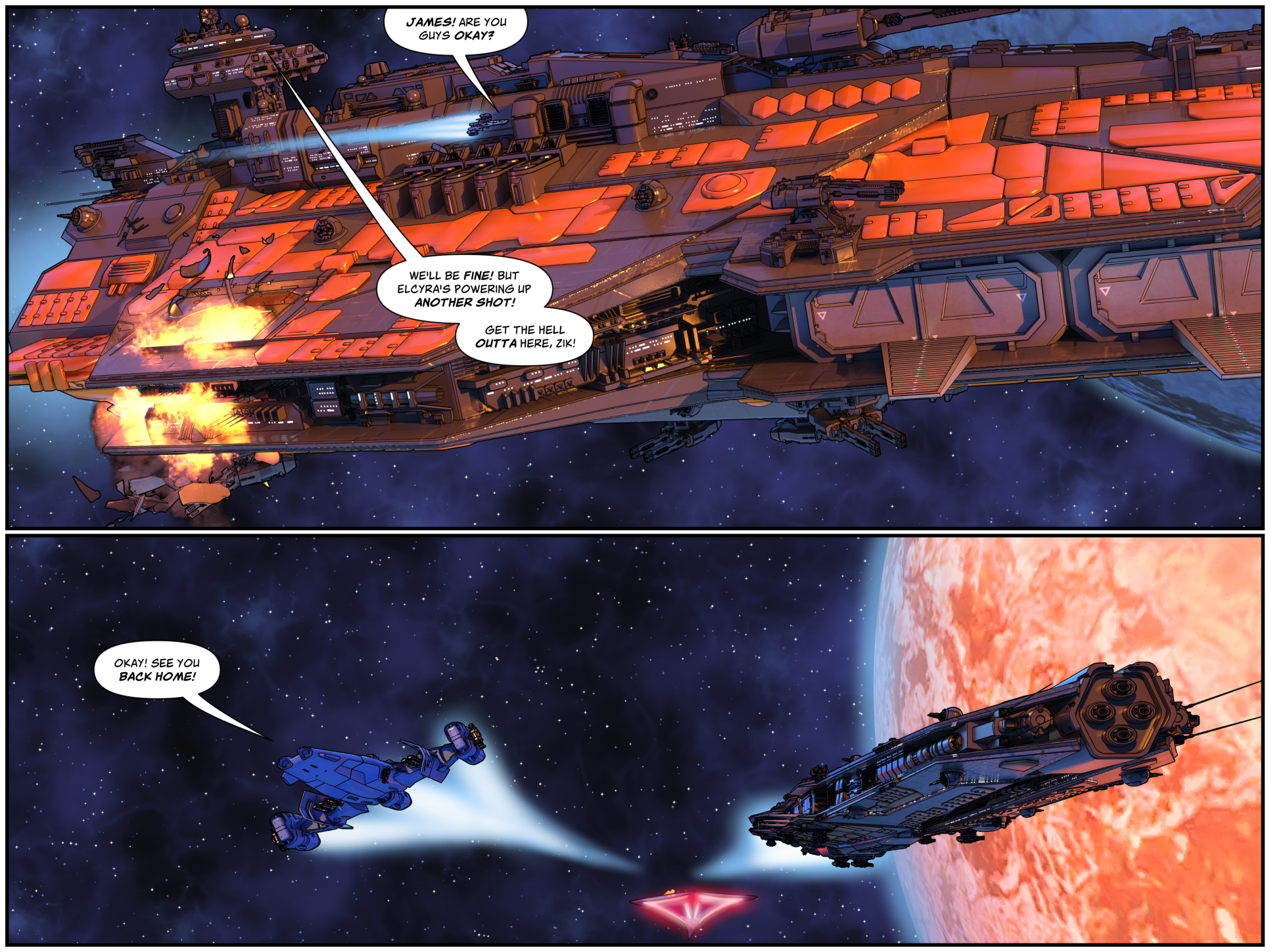 Goodbye, prison planet!